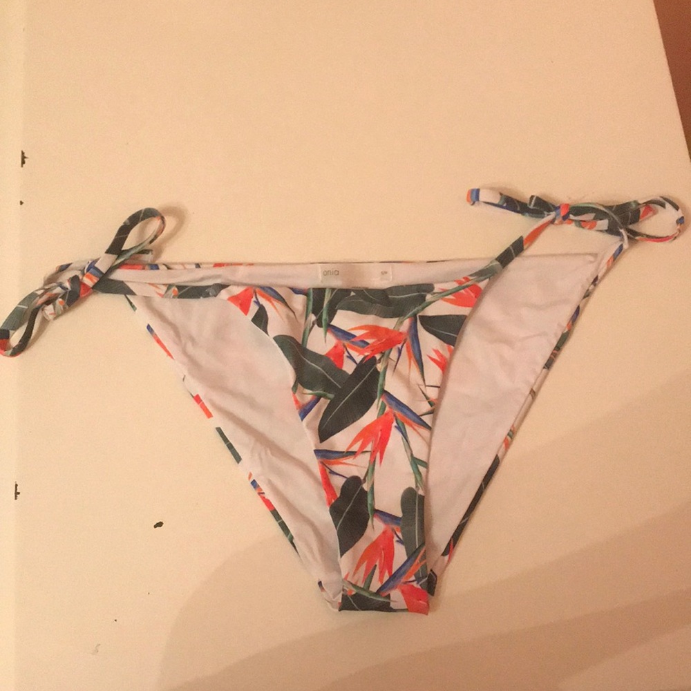 ONIA printed bikini bottoms , NWOT